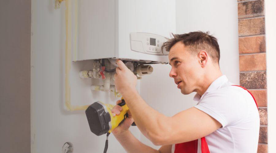 Local tankless water heater installation in Southport, ME